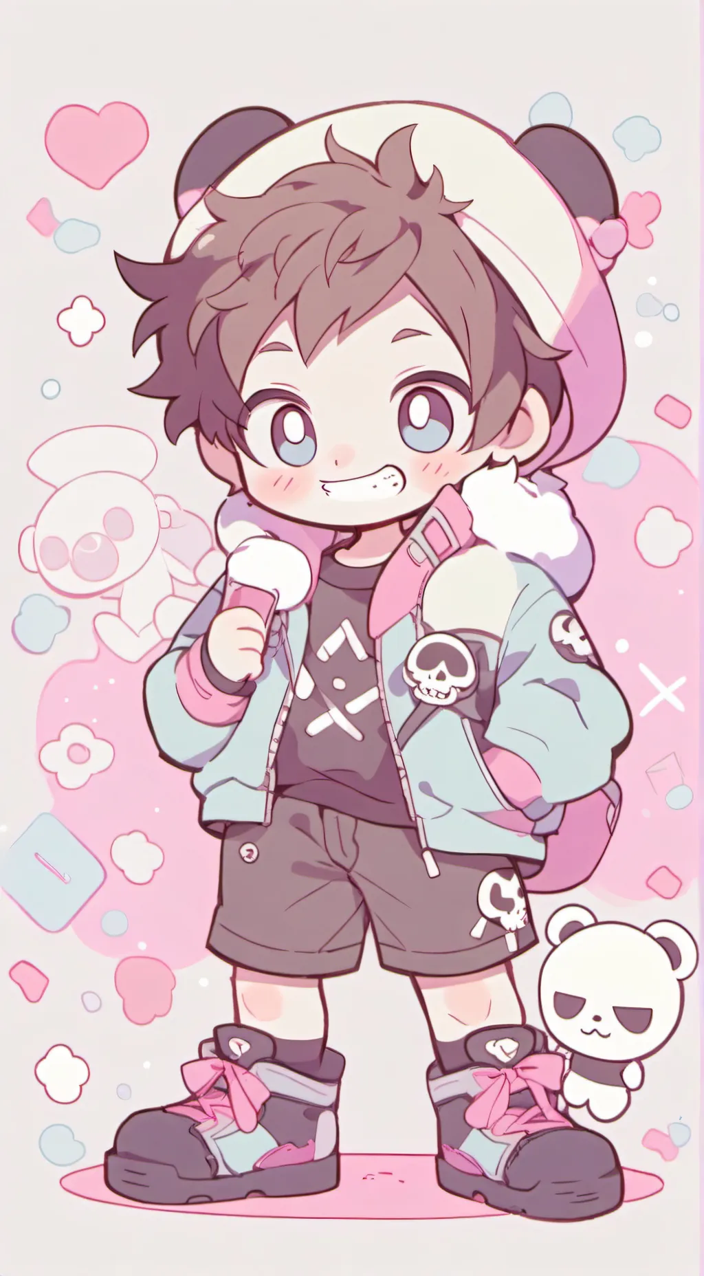 ai character: Puro and You background