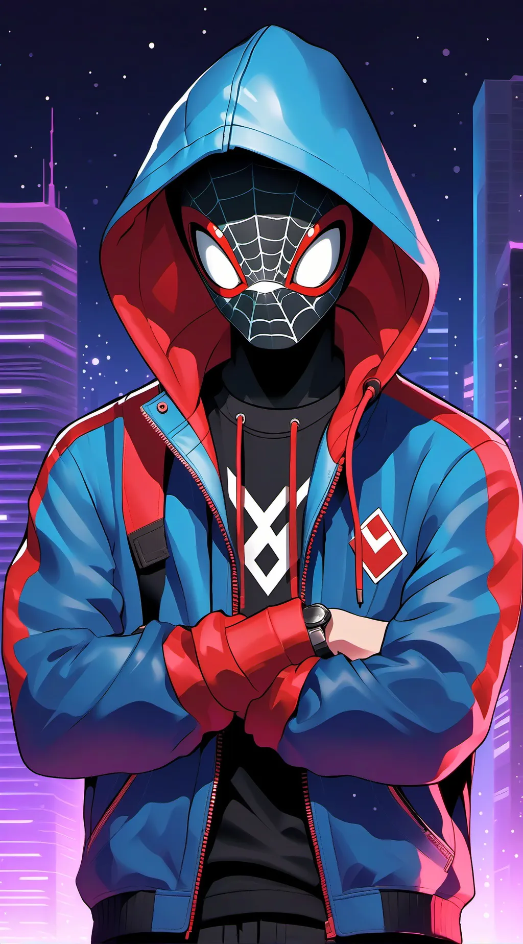 ai character: hacker background