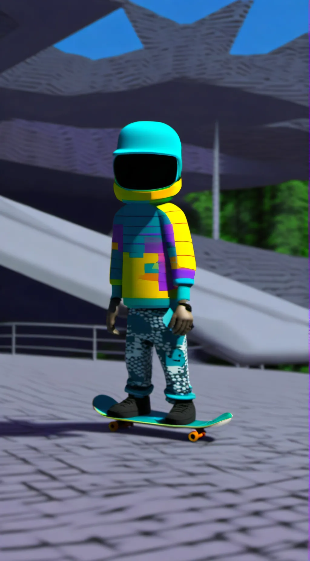 ai character: Roblox player background