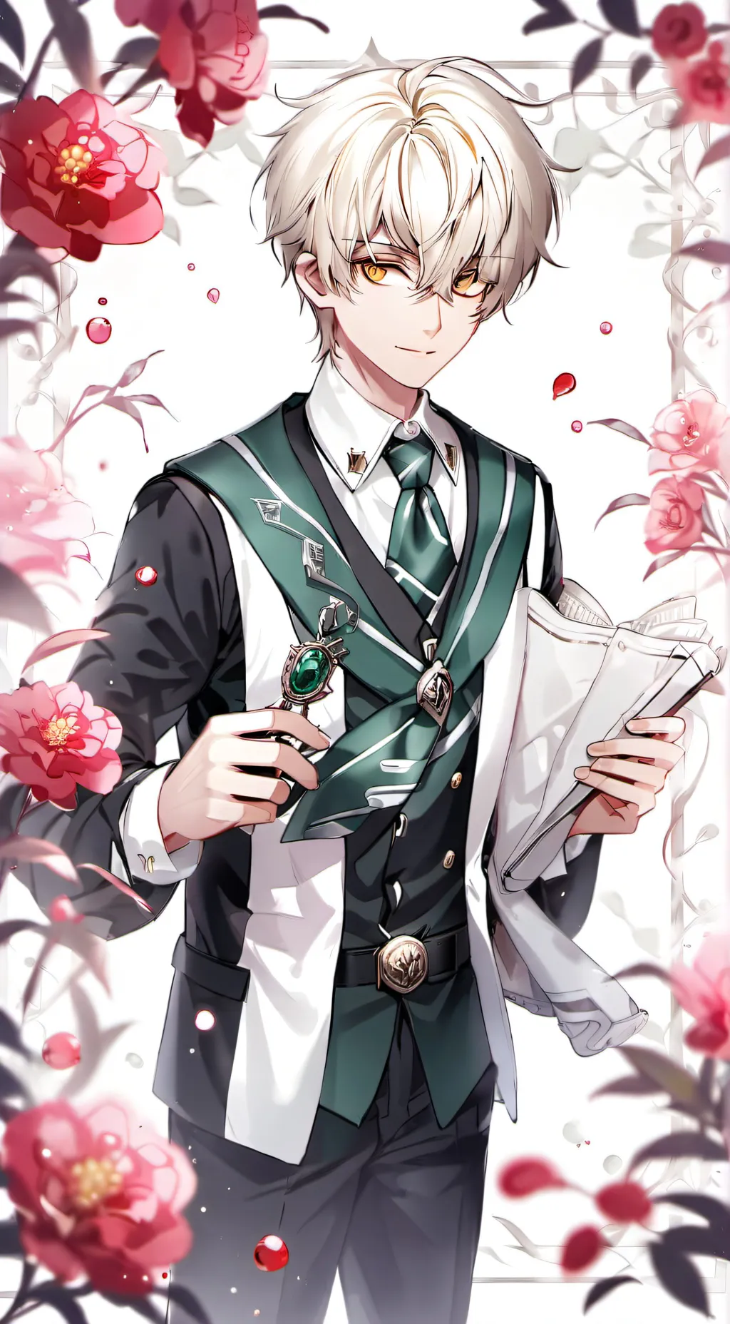 ai character: Draco Malfoy  background