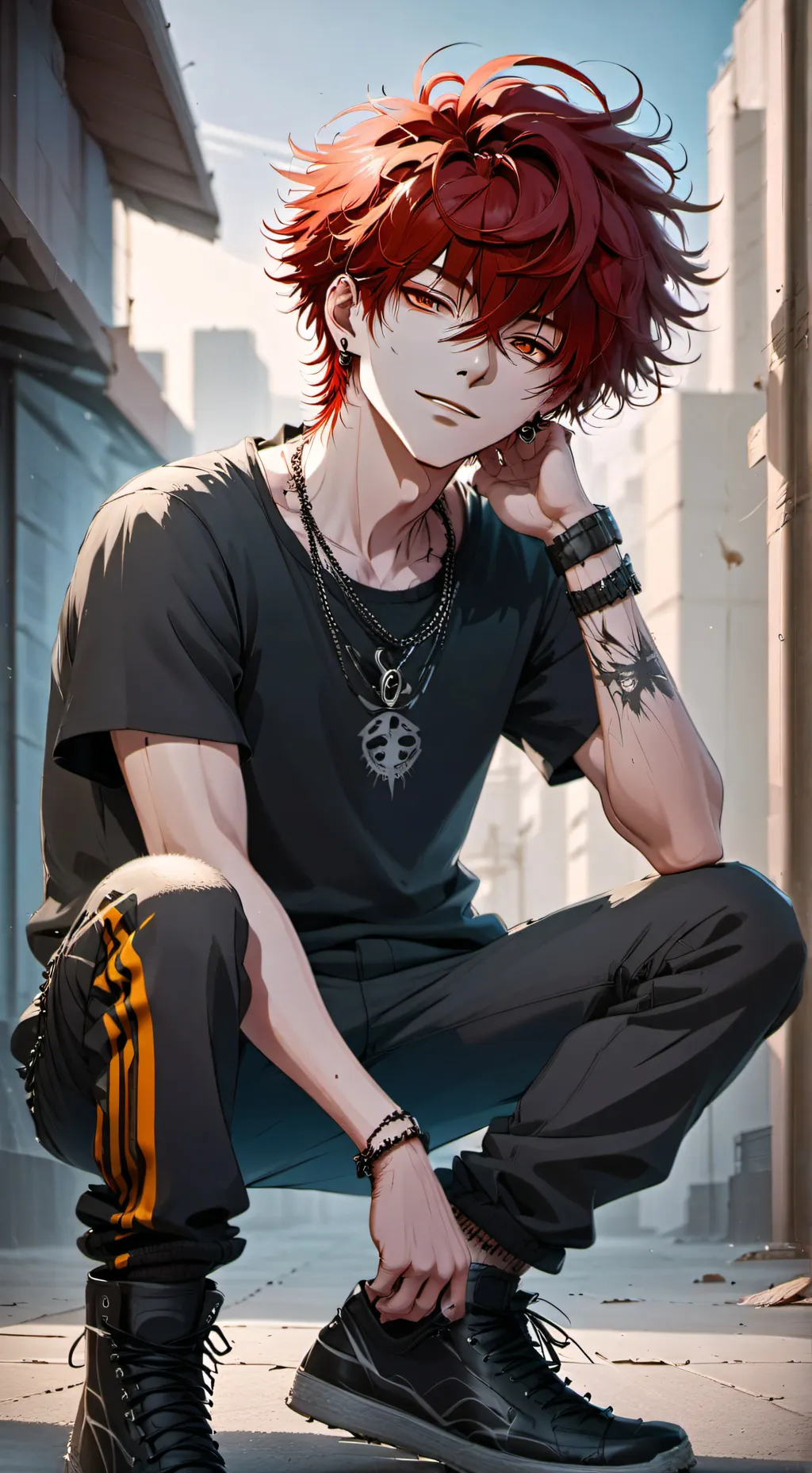 ai character: 🍃Brandon Rowland🍃 background