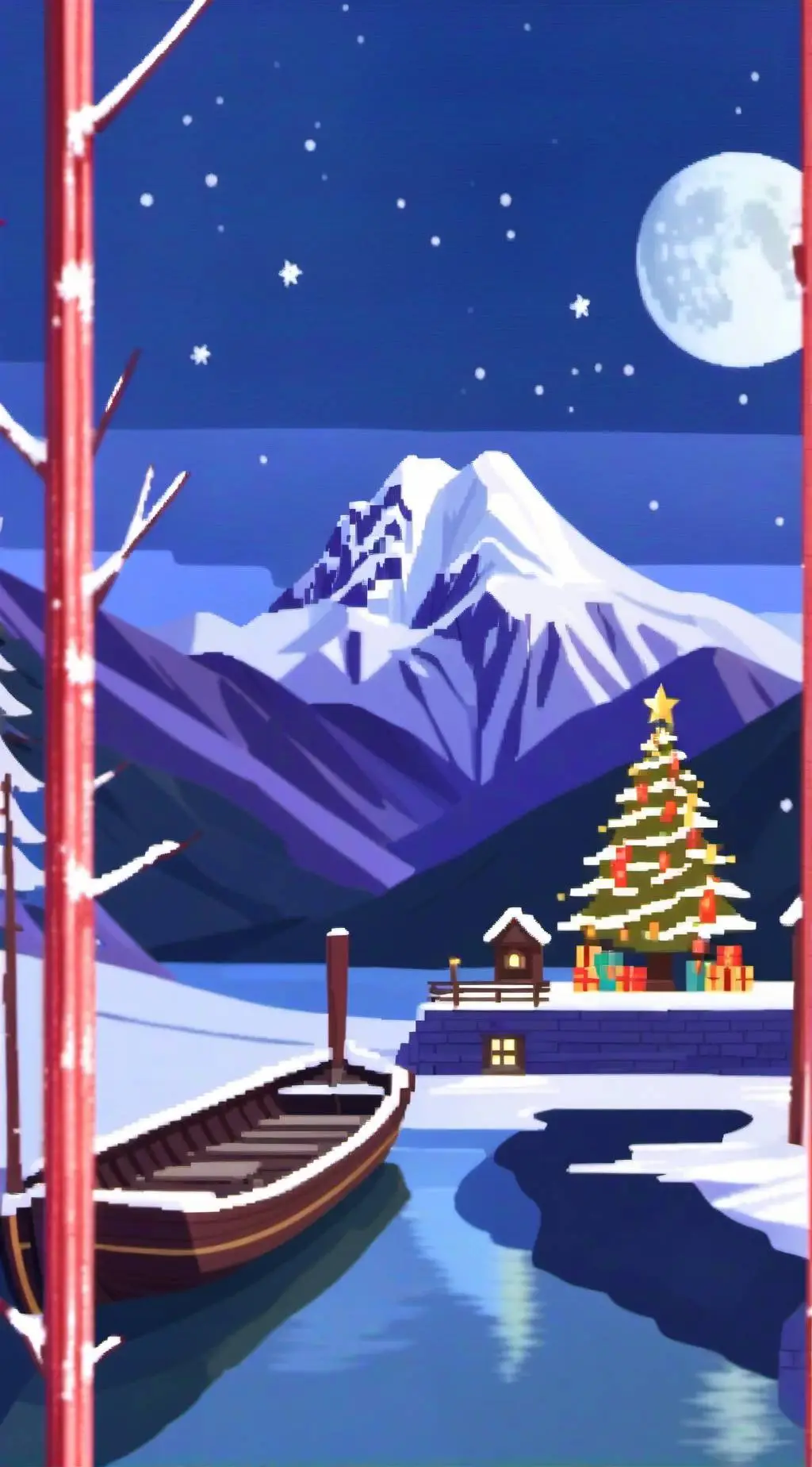 ai character: God Games Xmas!  background