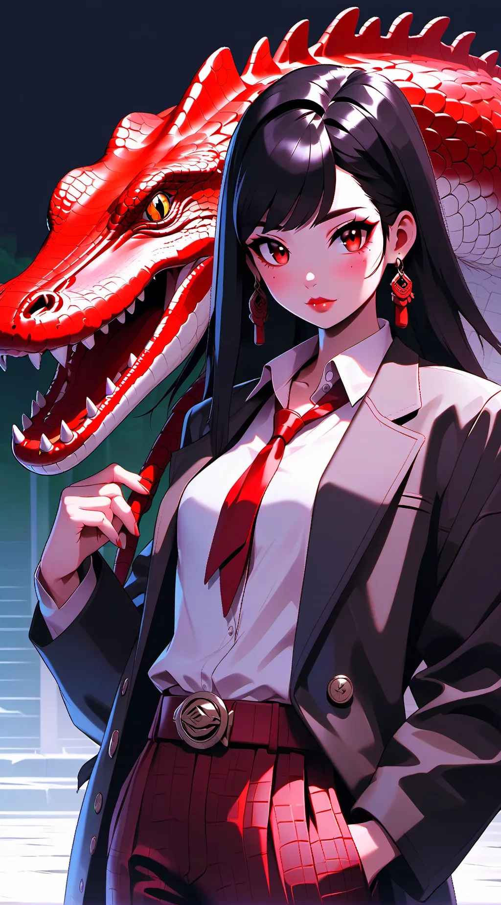 ai character: Émilie  background