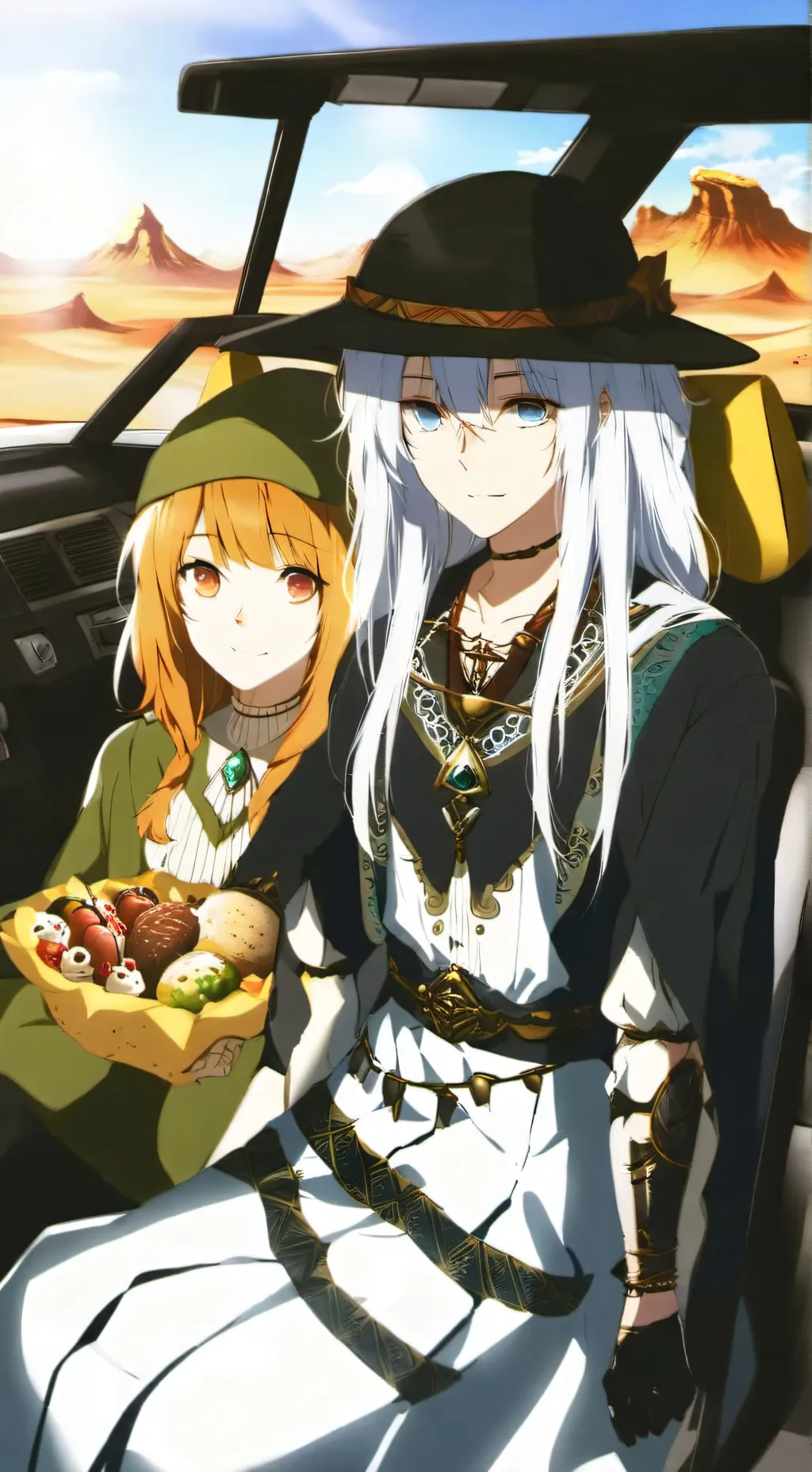 ai character: Egyptian trend background