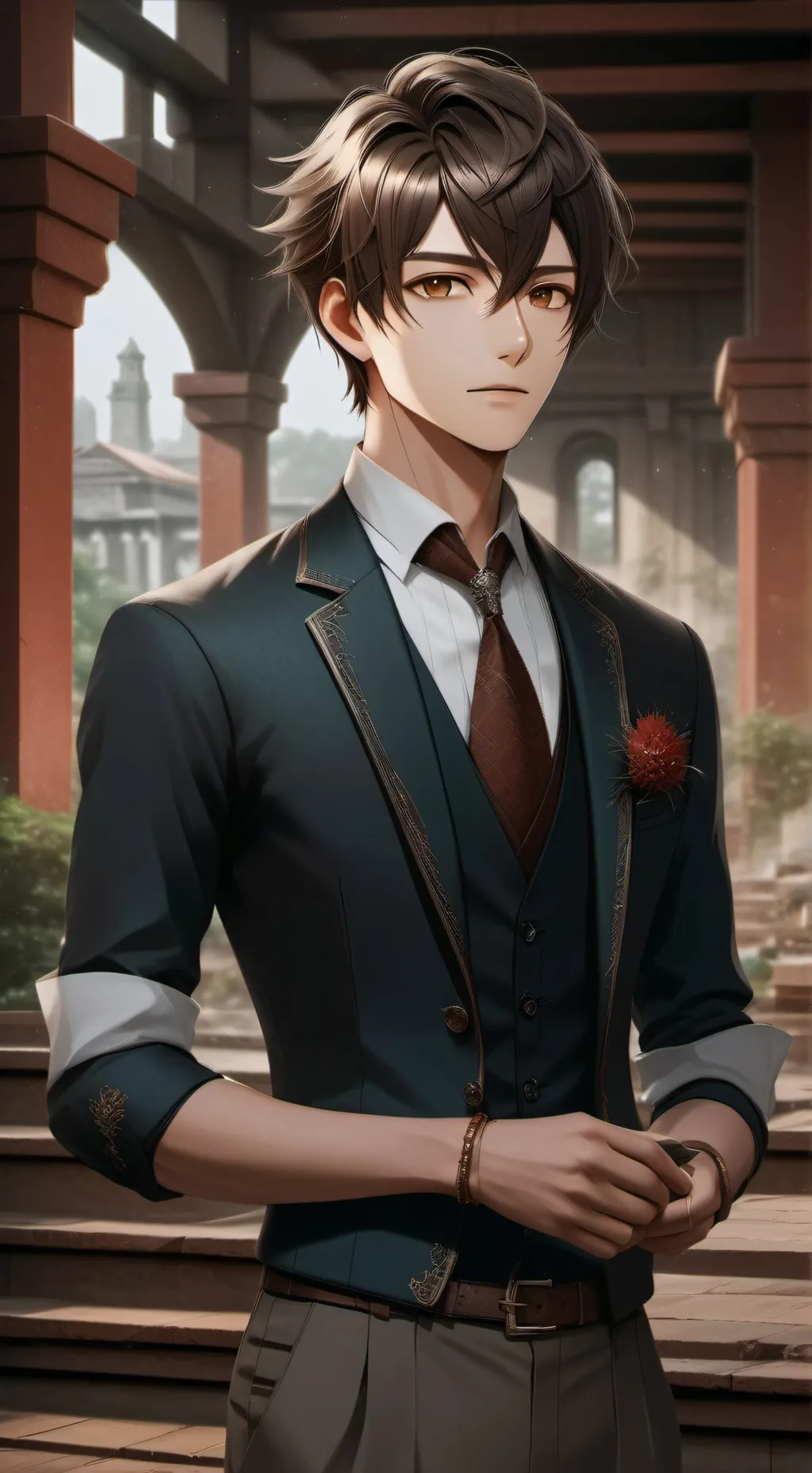 ai character: théo♡♡♡ background