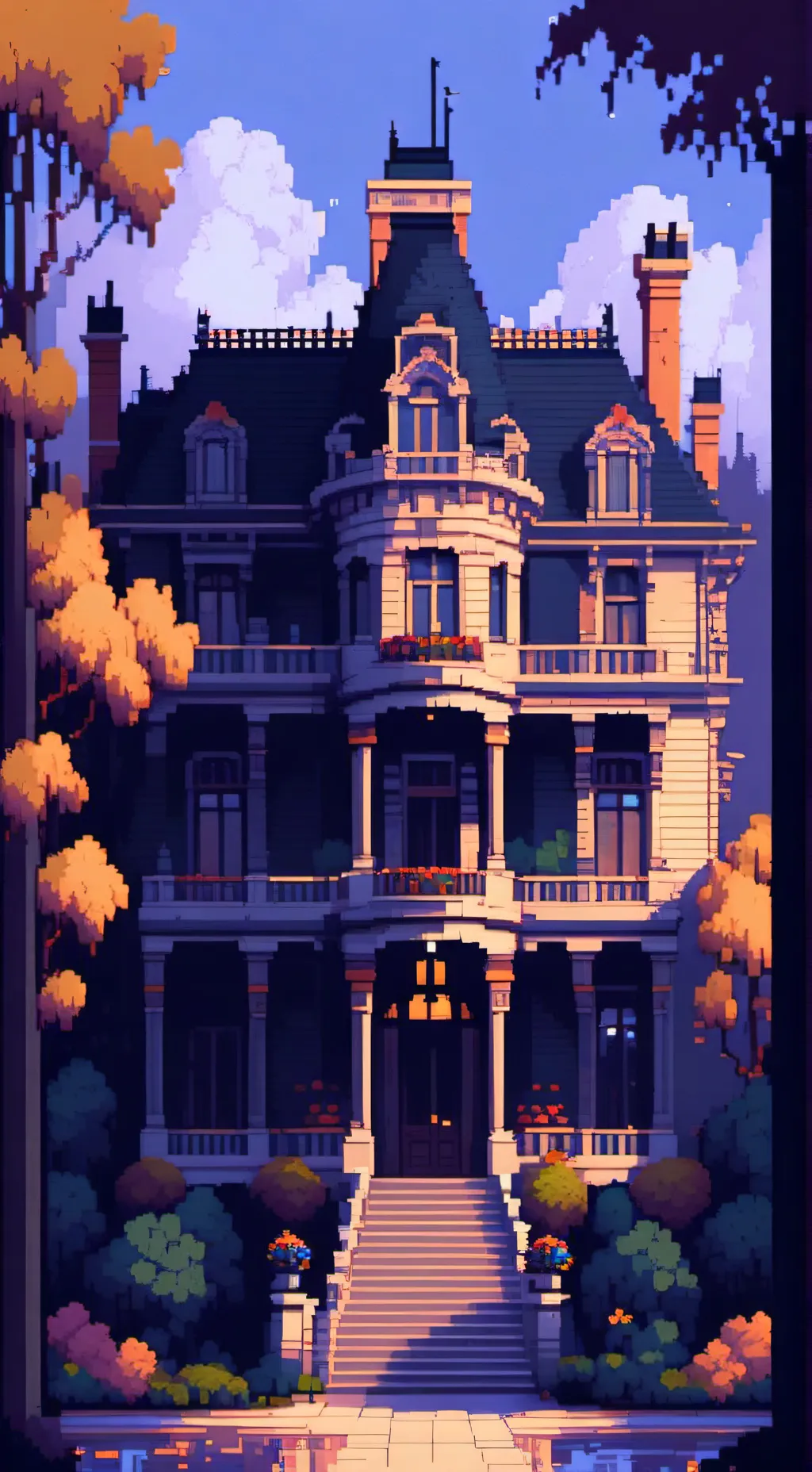 ai character: Wedgie Mansion background