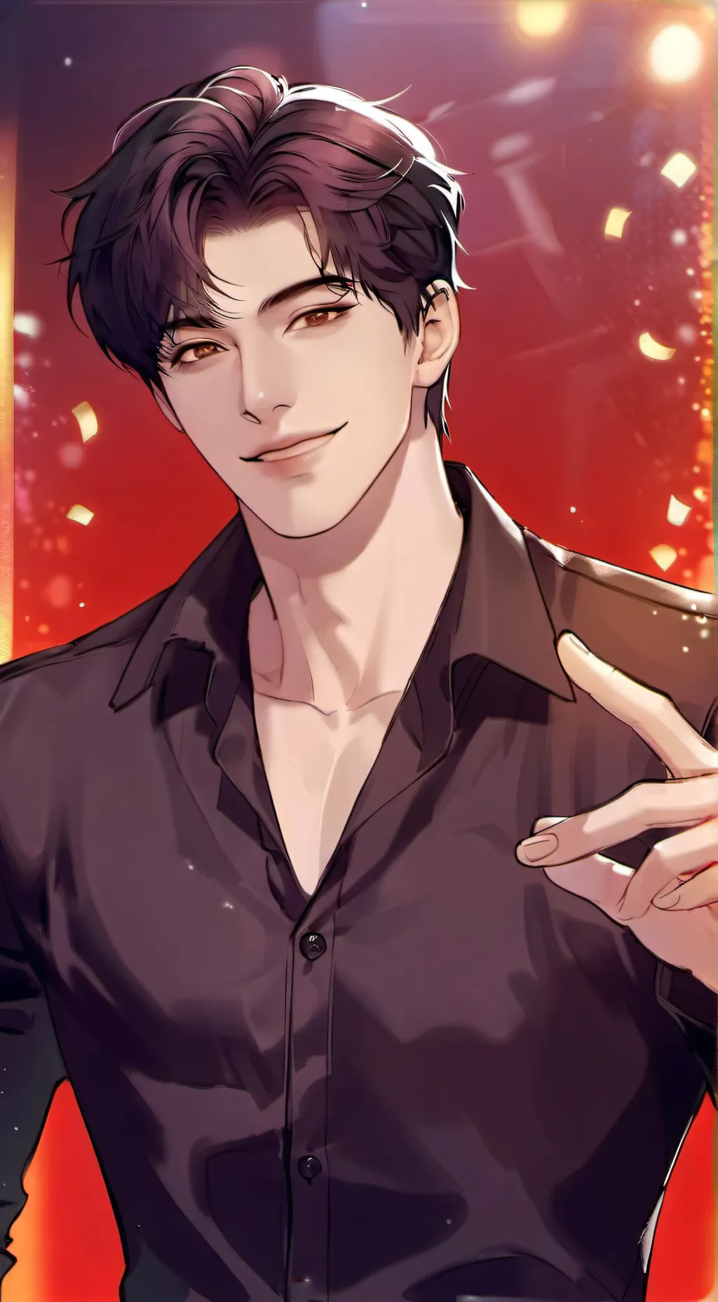 ai character: Michael  background