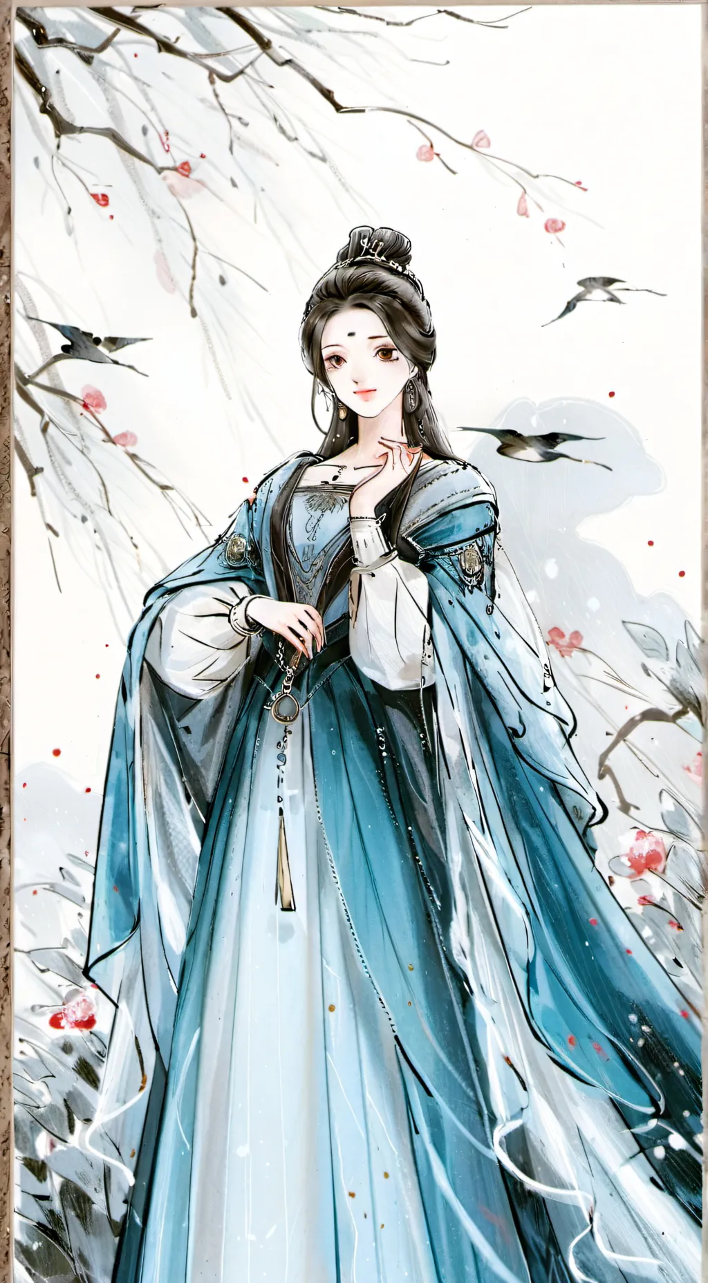 ai character: "business trip" background