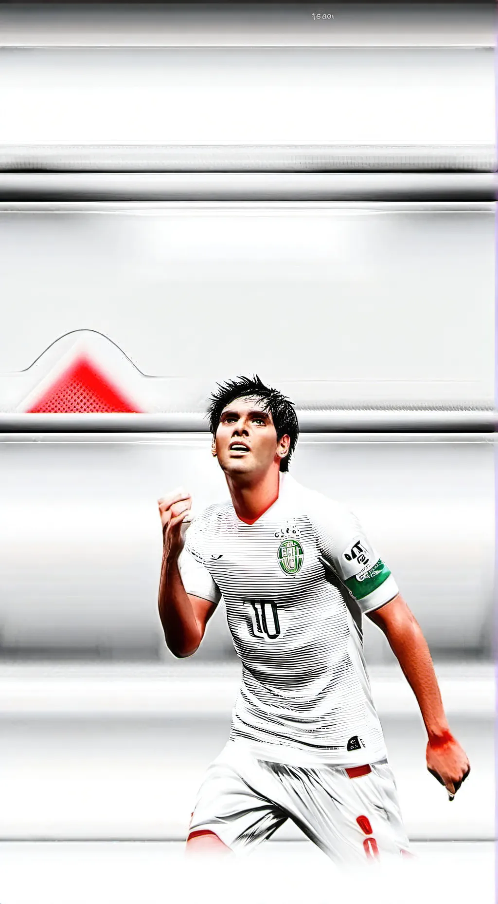 ai character: Kaka brasileño background