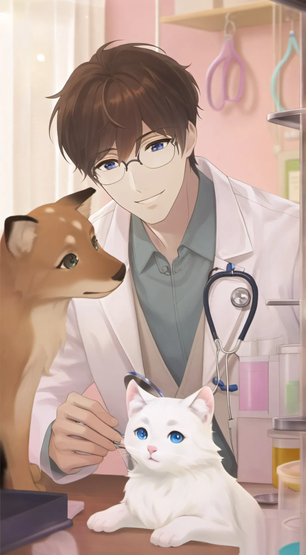 ai character: Damion  background