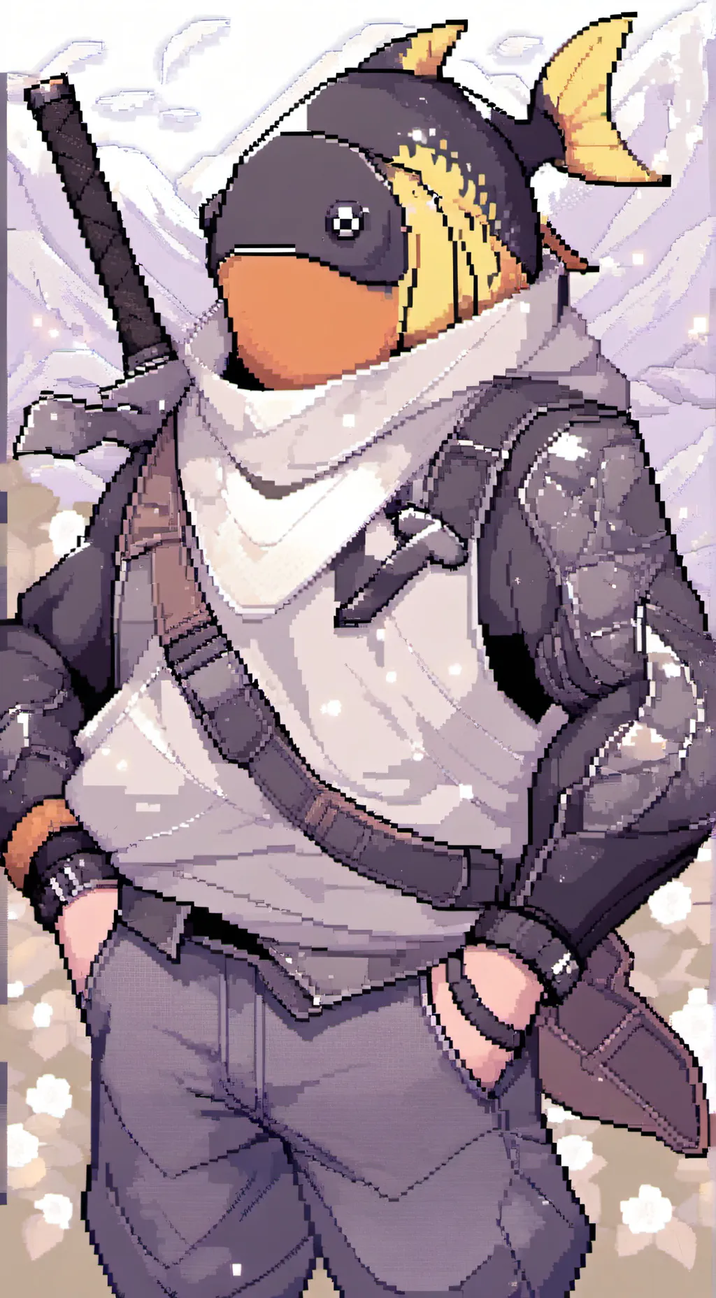 ai character: peelystick l background