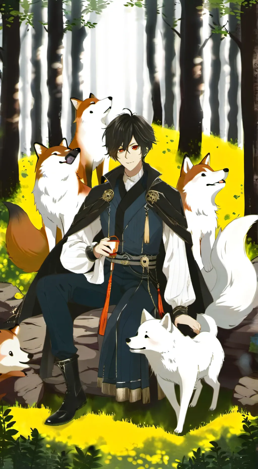 ai character: oliver background