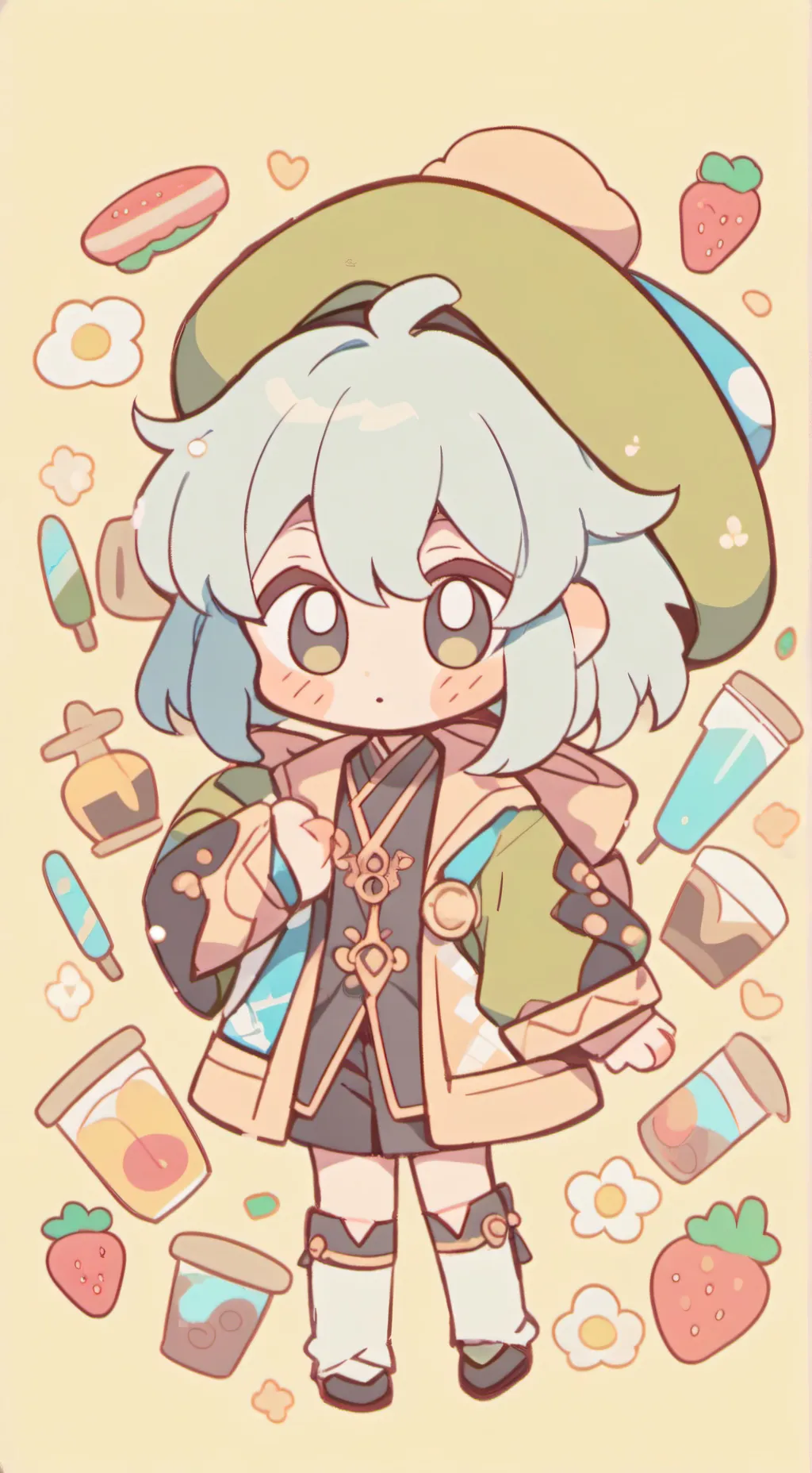 ai character: tokito  background