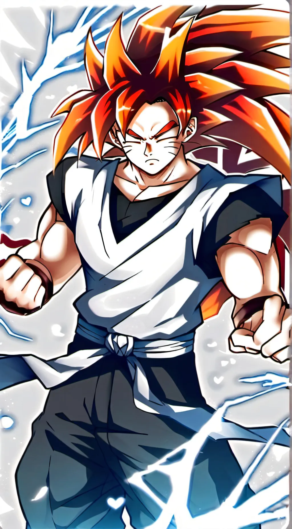 ai character: gogeta background