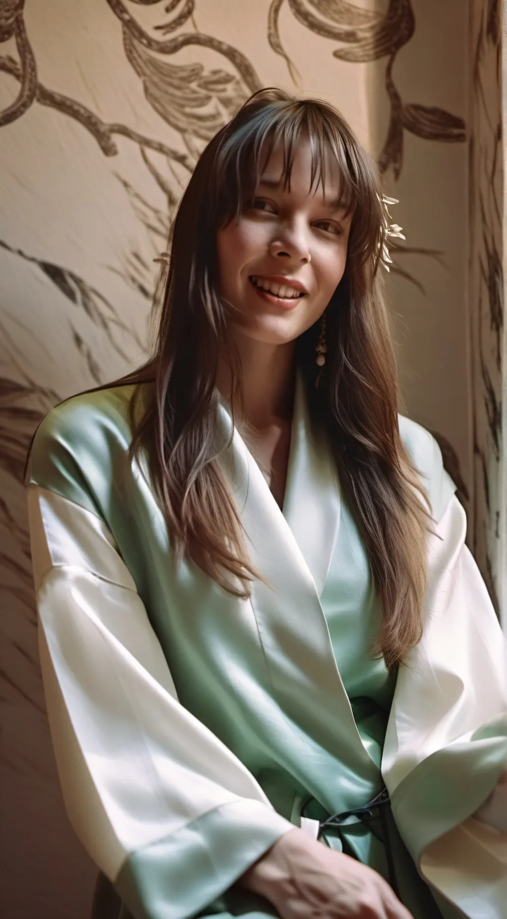 ai character: clare background