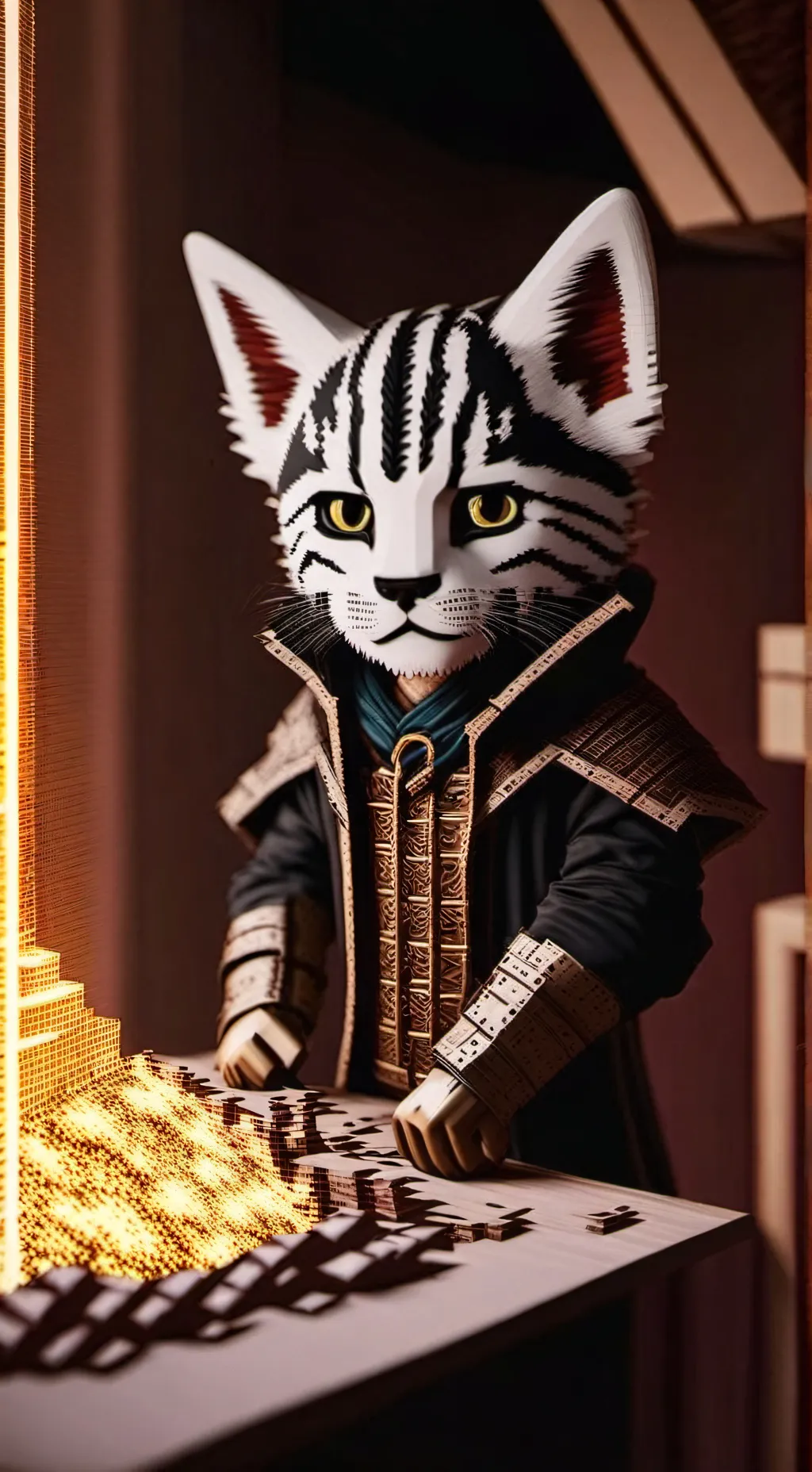 ai character: gato antipirateria background