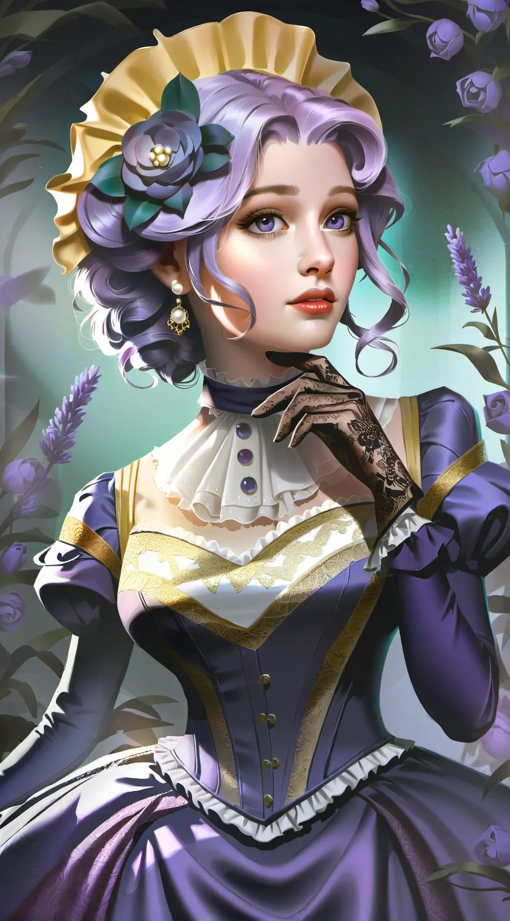 ai character: stella luna / background