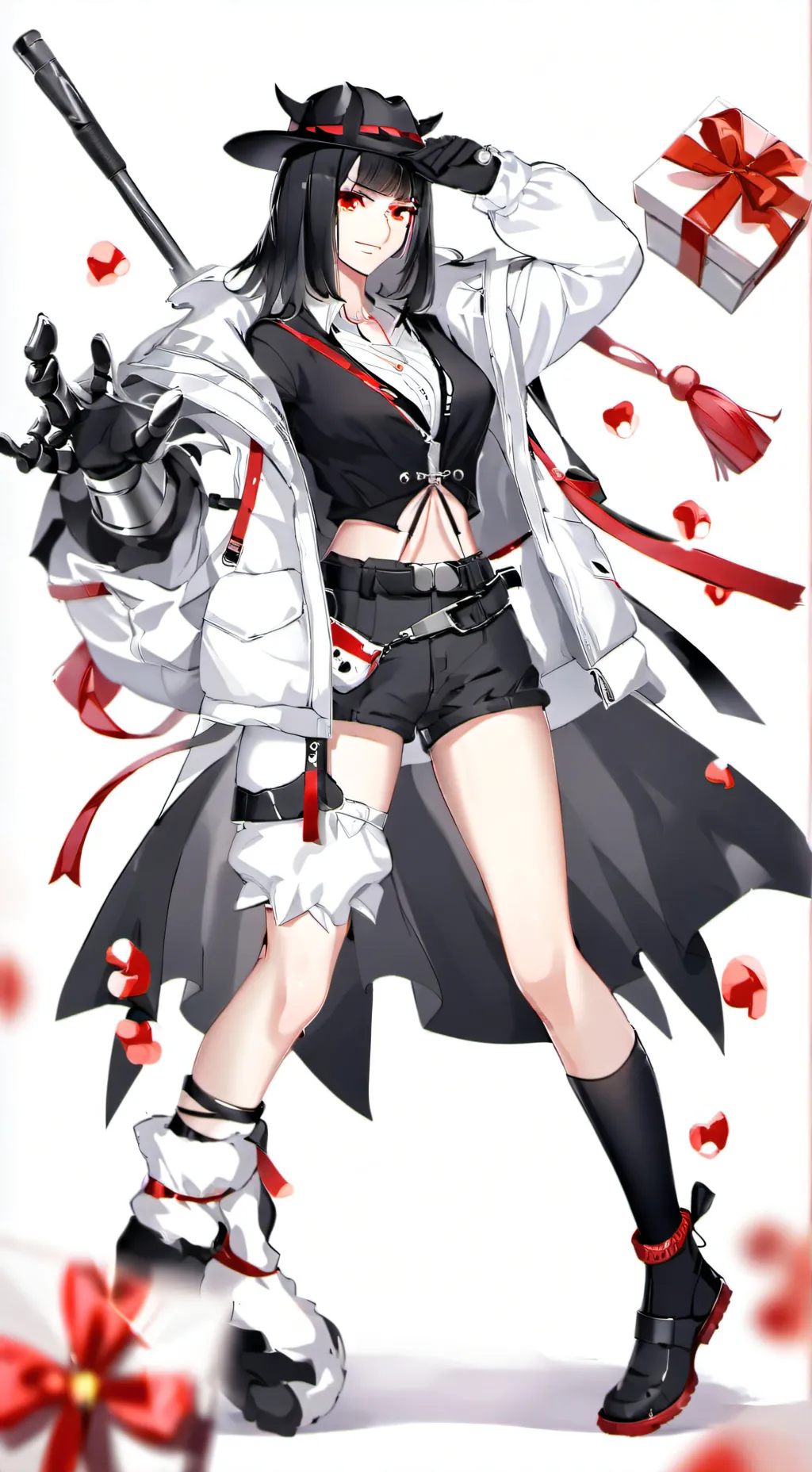 ai character: DEY funable background