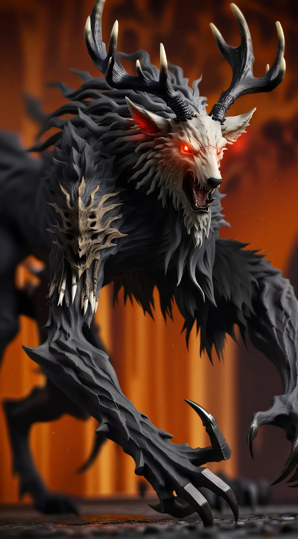 ai character: Wendigo background