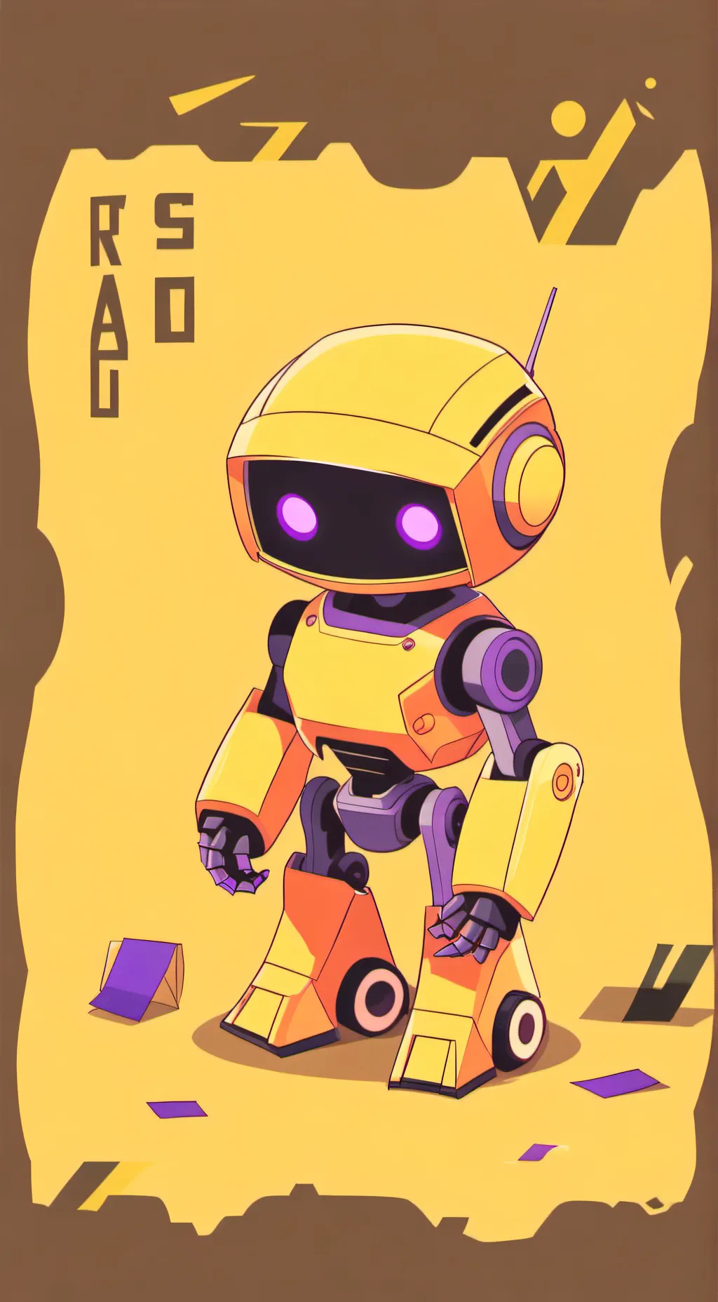 ai character: Murder drones background