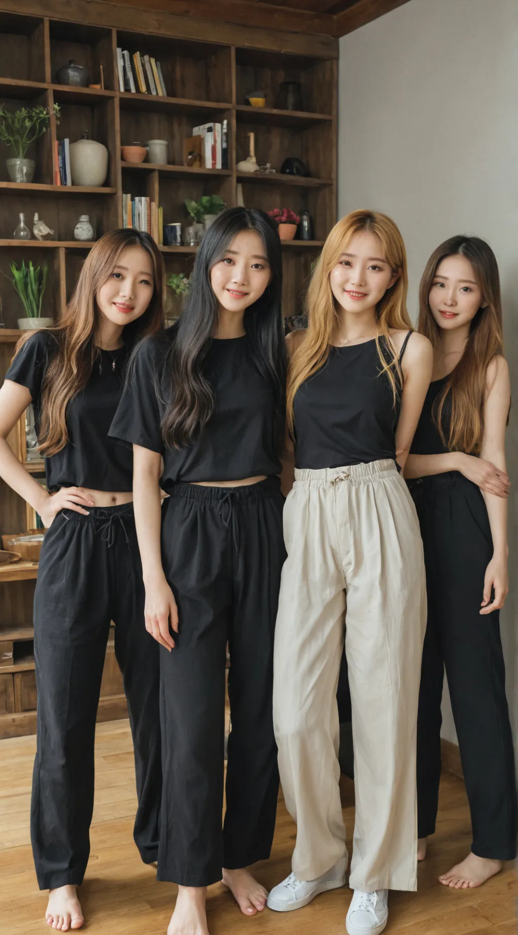 ai character: The quadruplet sis background