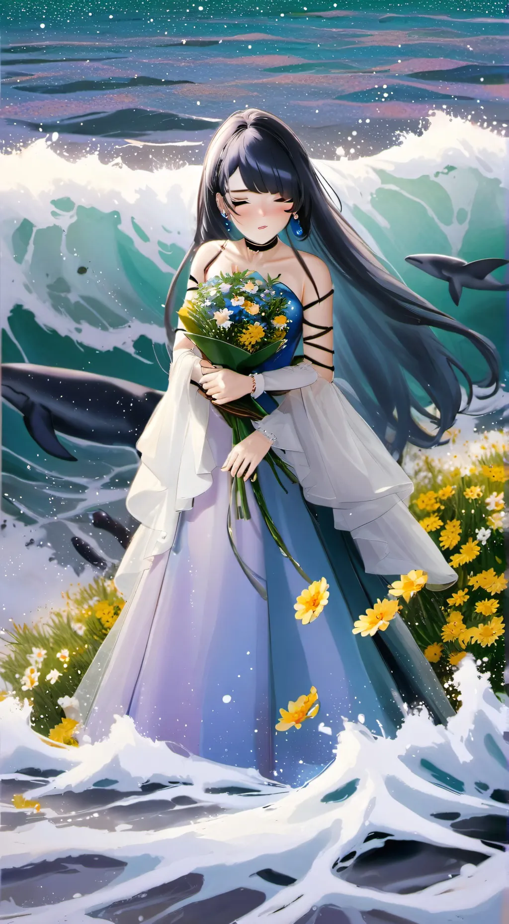 ai character: Akiura  background