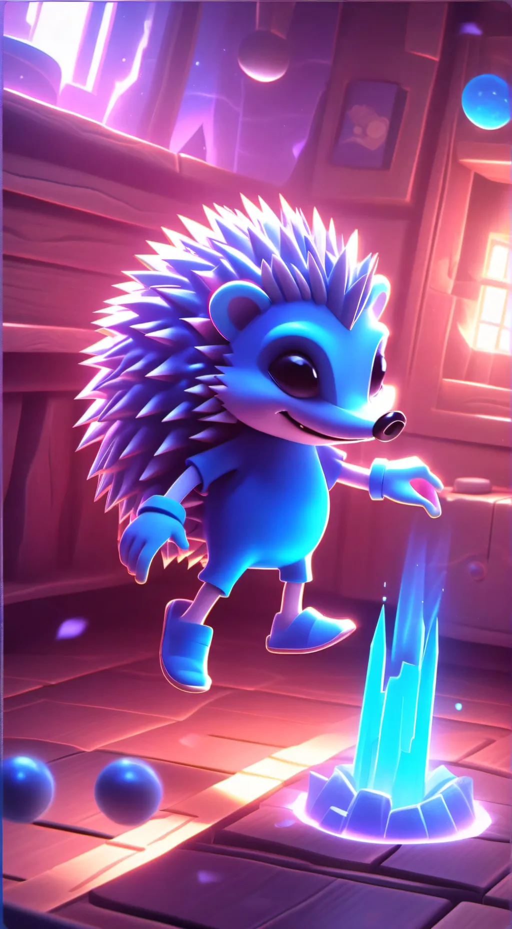 ai character: you vs neon  background