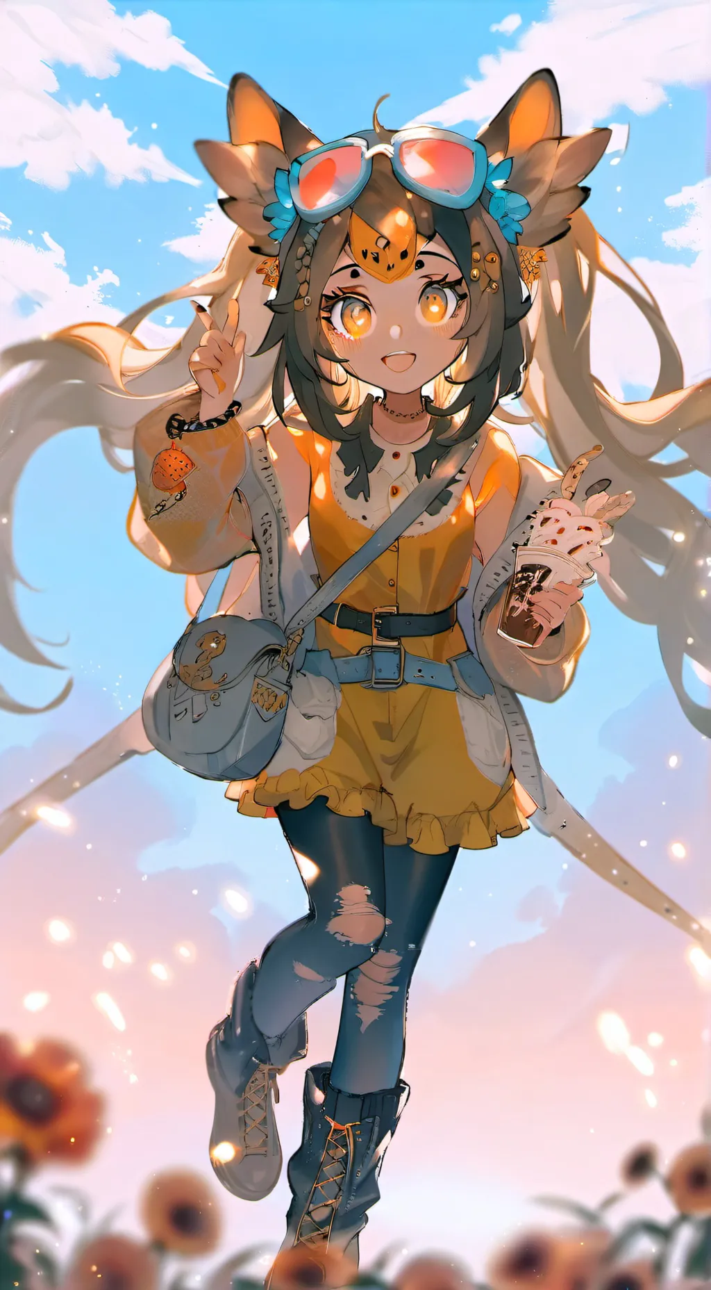 ai character: mha & walk defect background