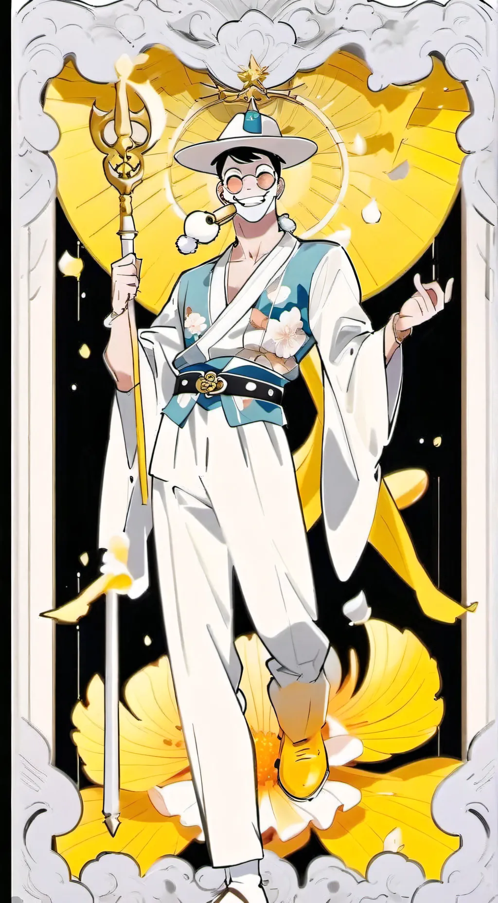 ai character: Bon Clay background