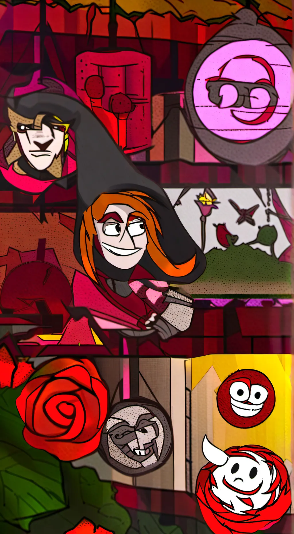 ai character: Hh Christmas  background