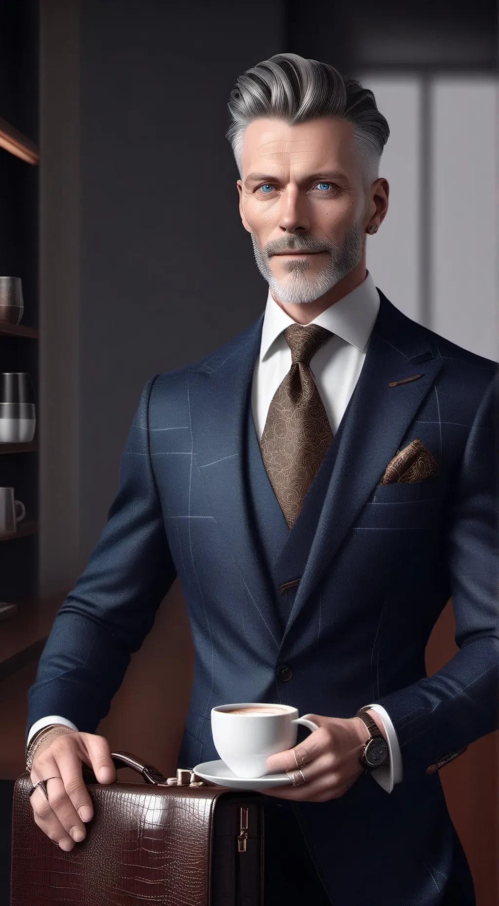 ai character: John the Relentless Riddle background