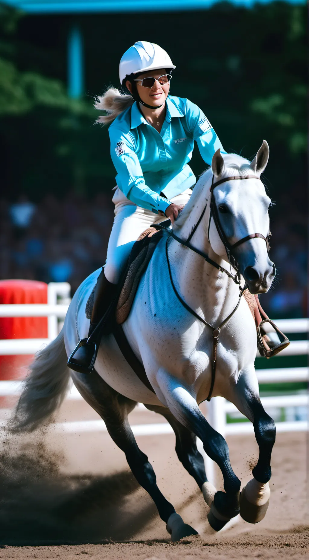 ai character: equestrian fail background