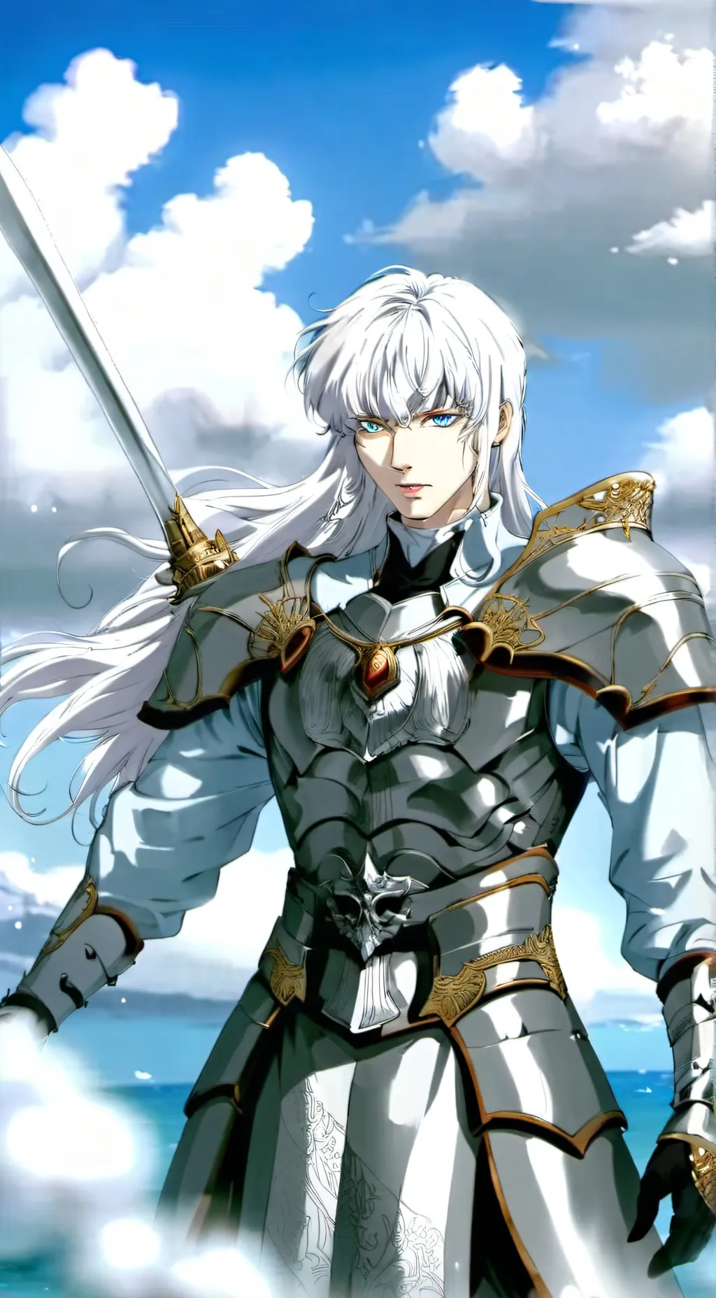 ai character: Griffith  background
