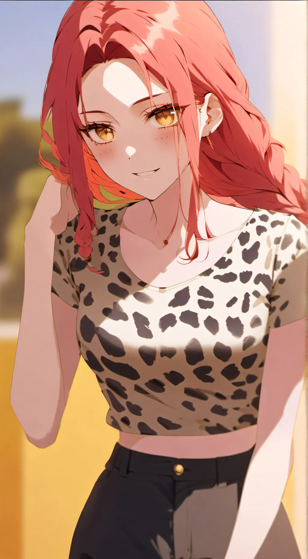 ai character: Aura background