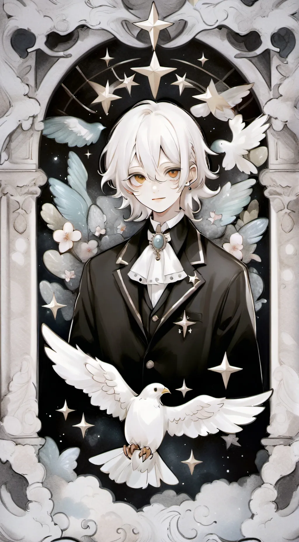 ai character: kamguyza bodypilow background