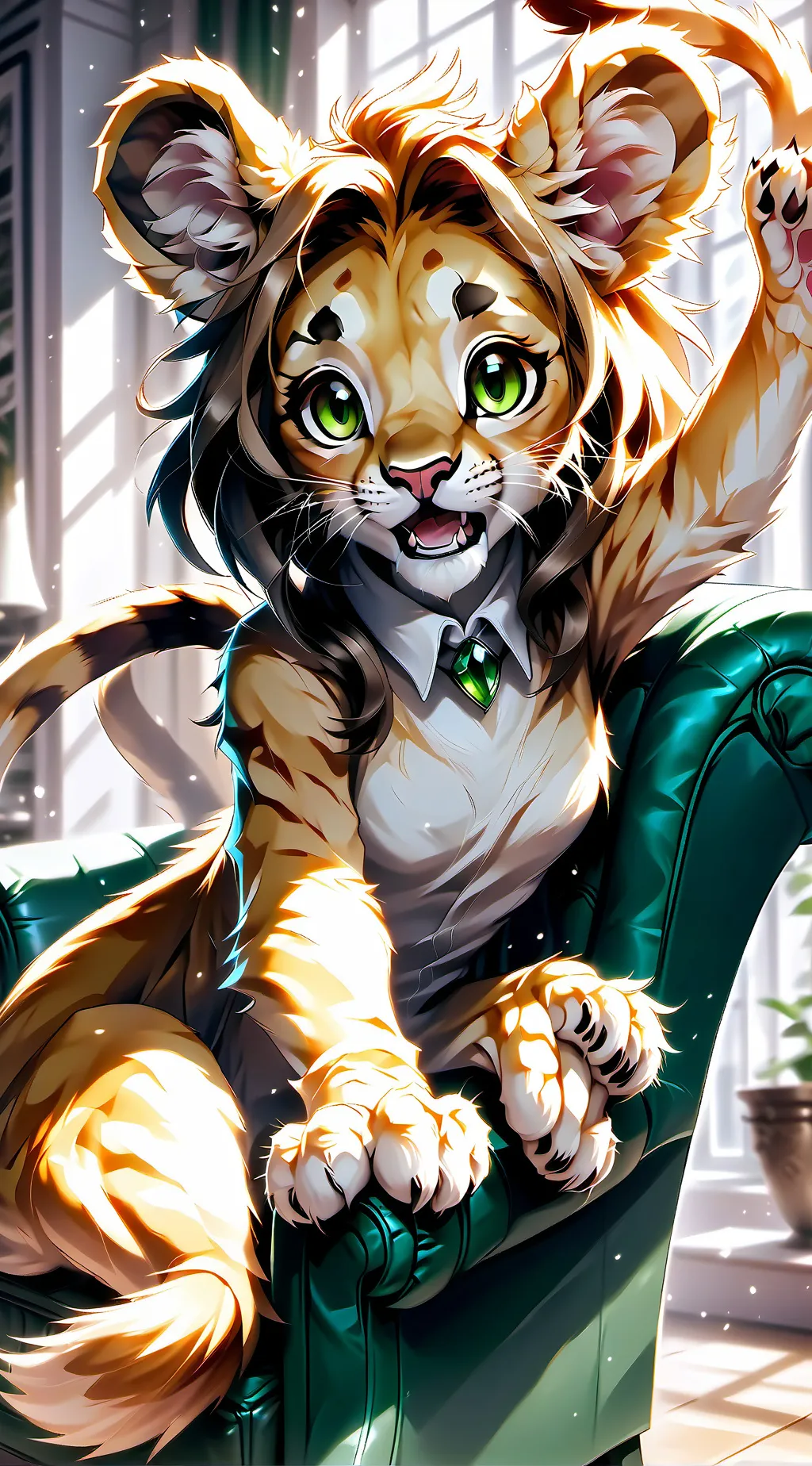 ai character: Savana Stealth Spirit background