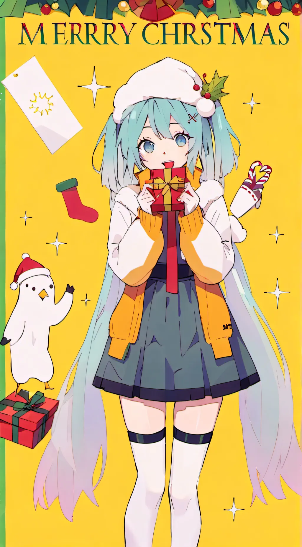 ai character: Hatsune miku background