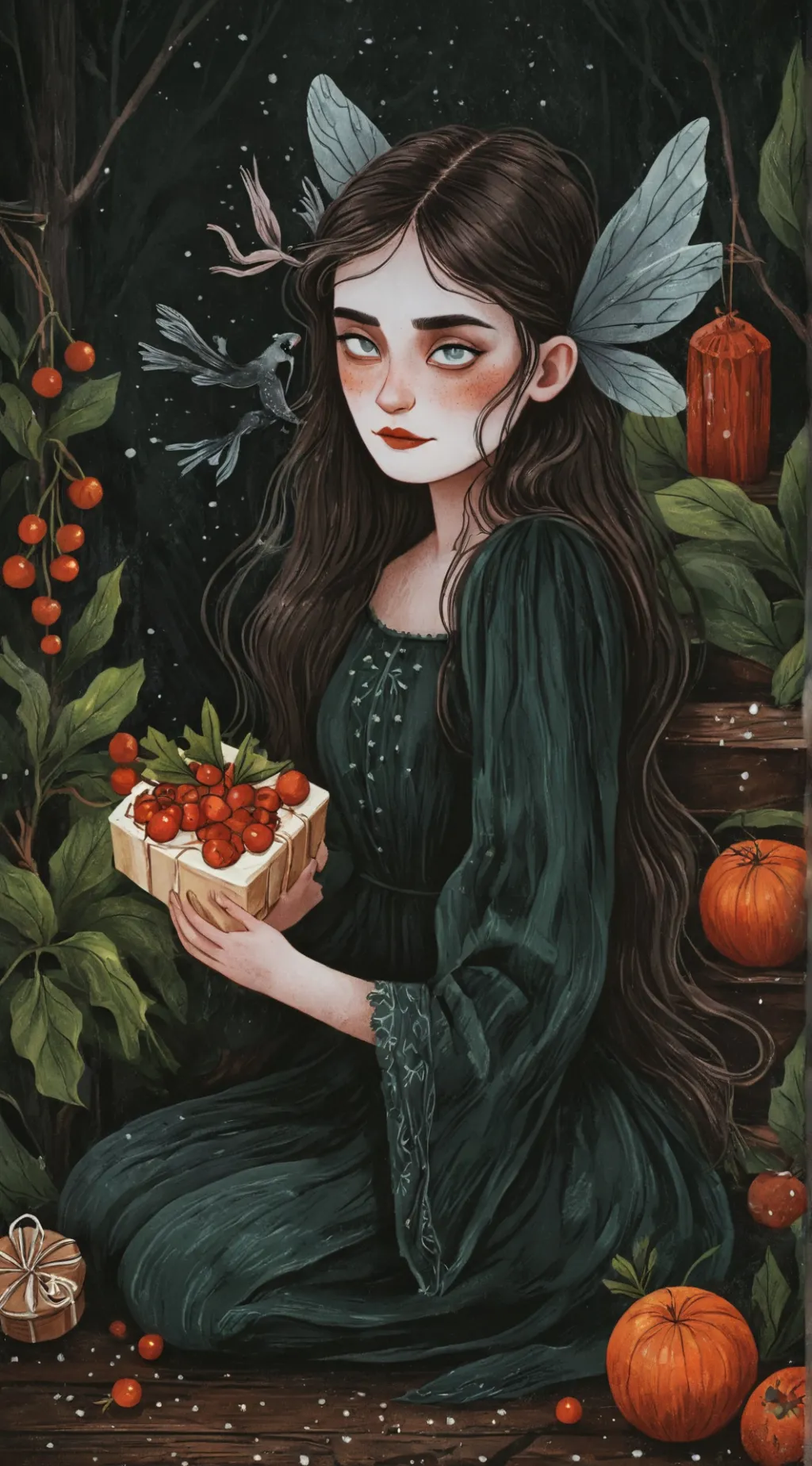 ai character: Suitcase x knife background