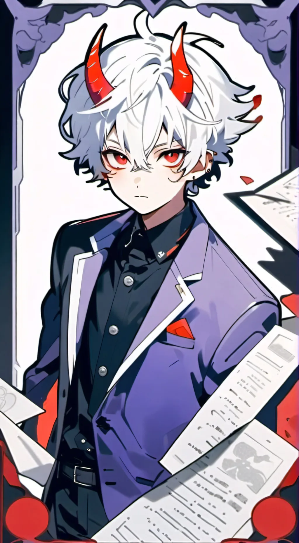 ai character: ~○☆ZACK☆○~ background