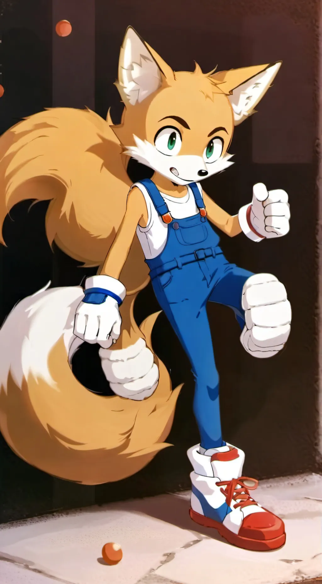 ai character: Tails background