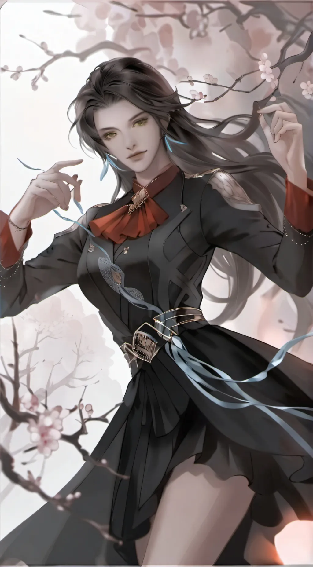 ai character: Yoon Kim Mindiie  background