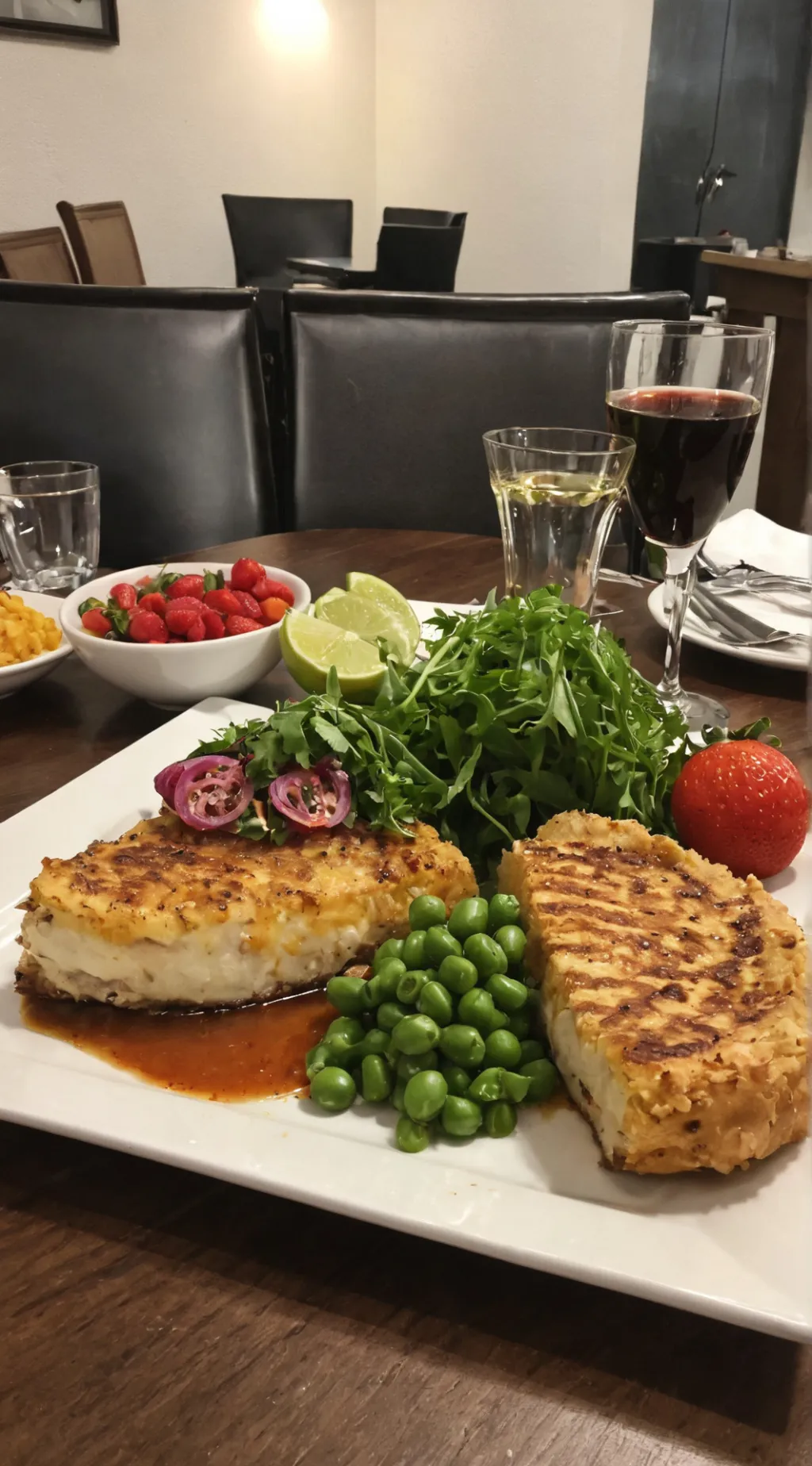 ai character: comida de mama background