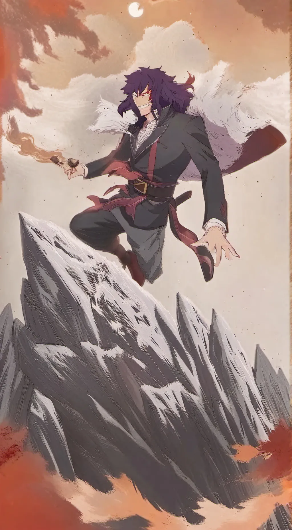 ai character: hawks x dabi background