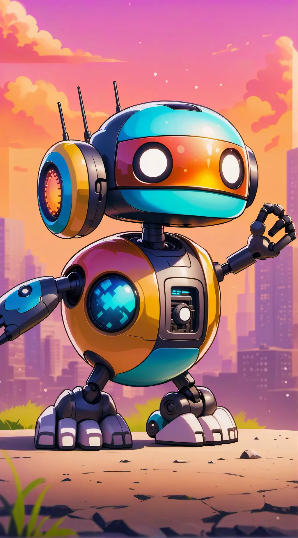 ai character: AssisterAI background