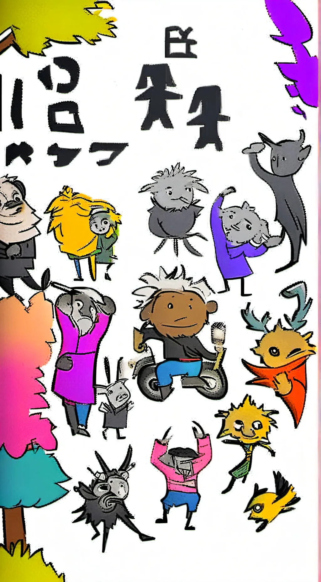 ai character: Sprunki World background