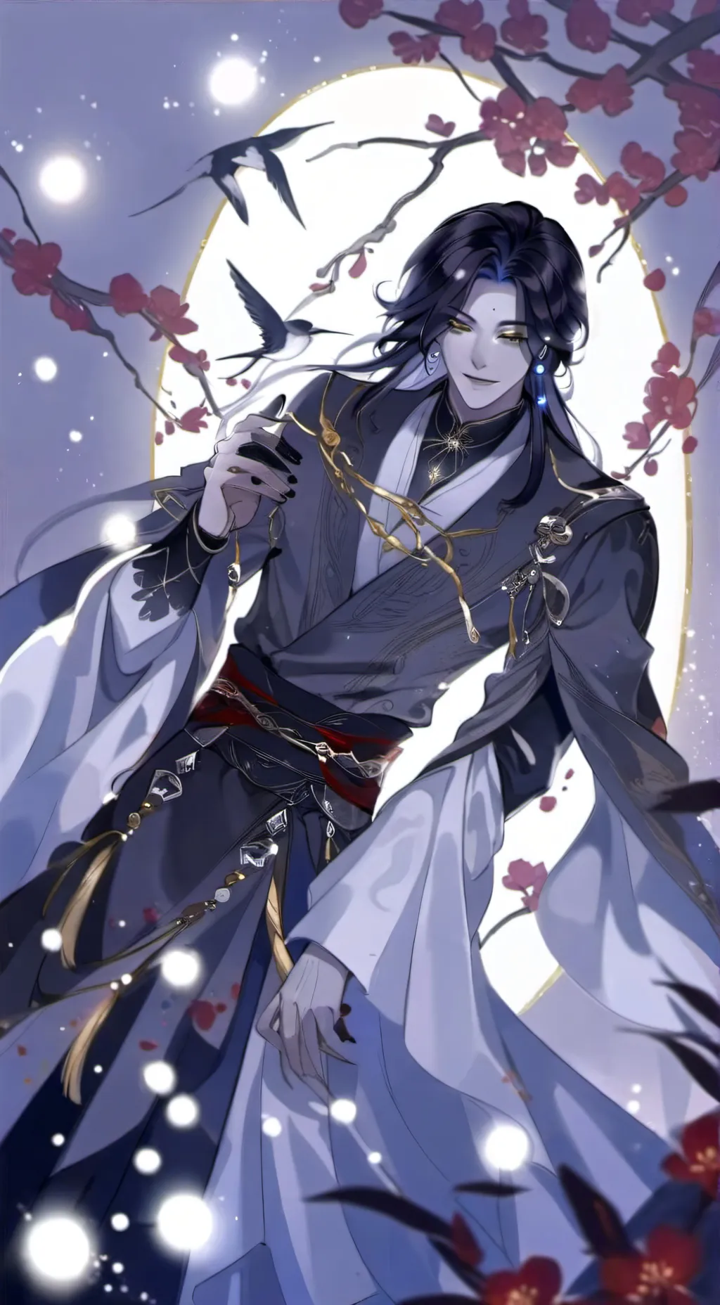 ai character: Ocean background