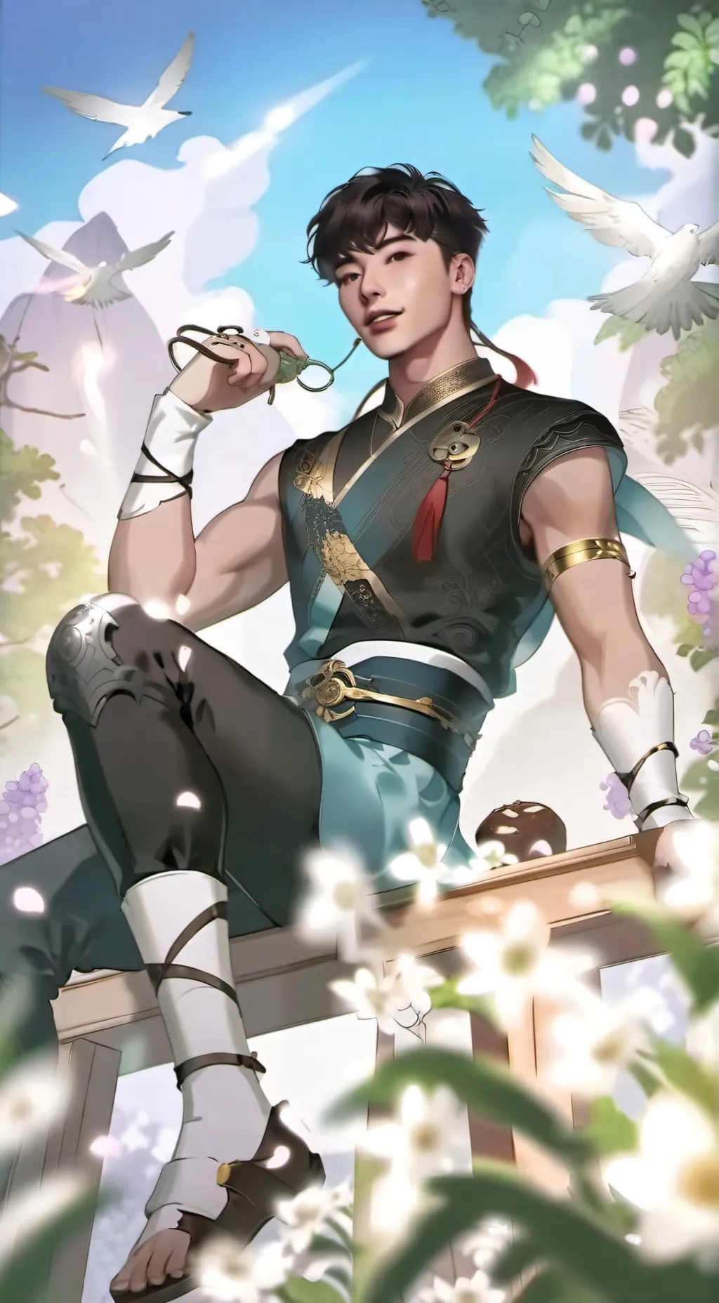 ai character: ur bf background