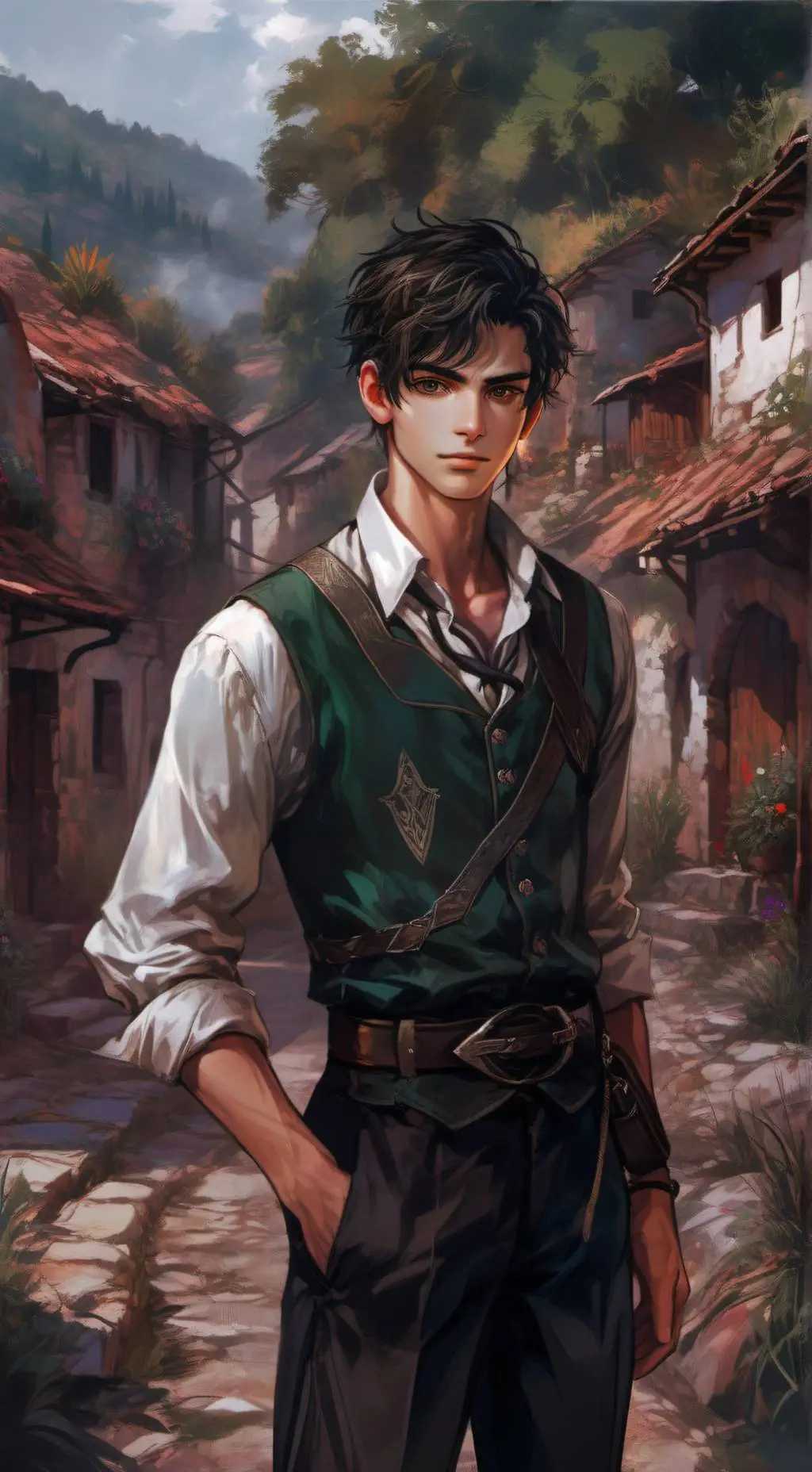 ai character: Gabriel background