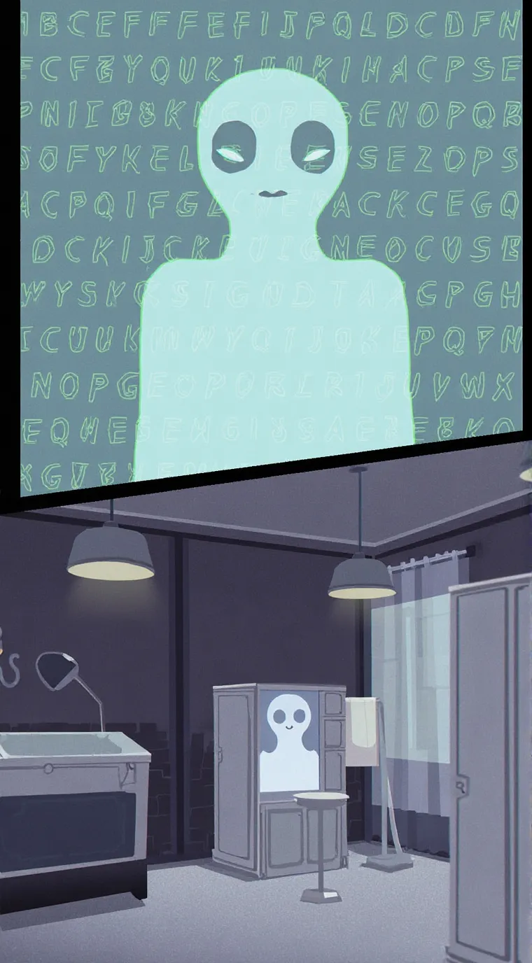 ai character: can you type this? background