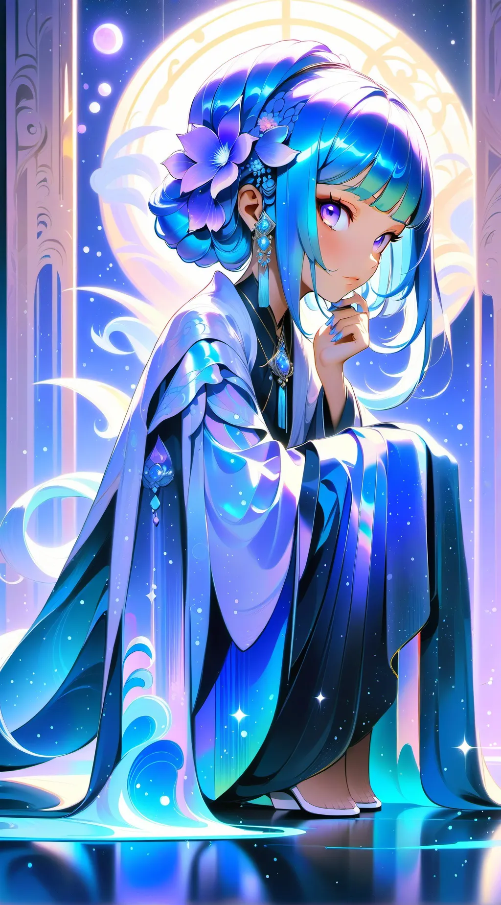 ai character: SAYUMI background